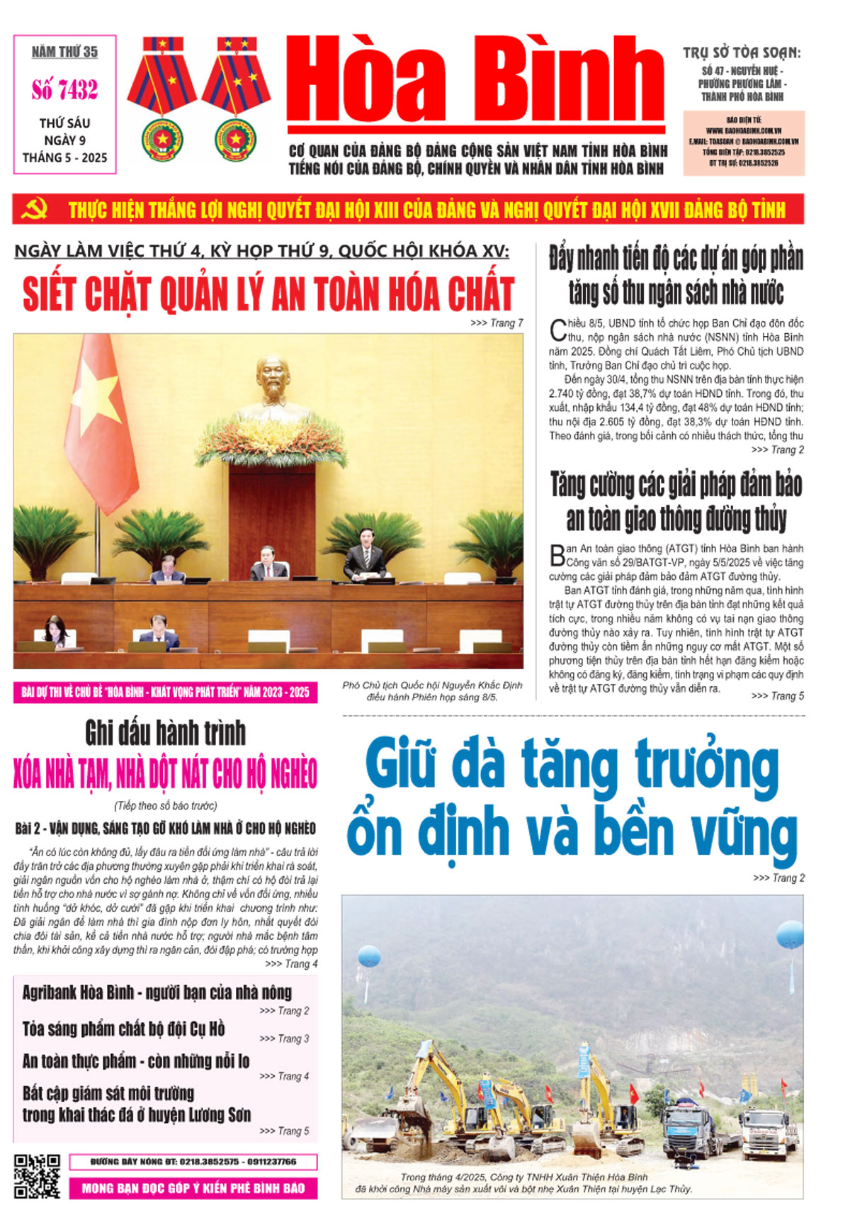 Báo Hòa Bình số 7432