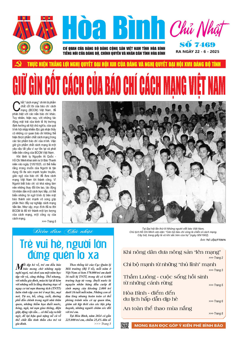 Báo Hòa Bình số 7469
