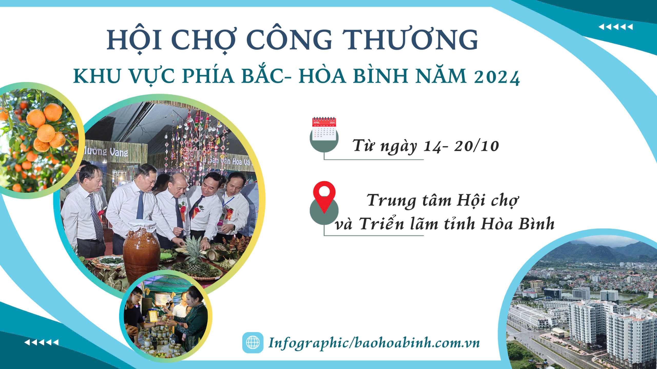 Hội chợ Công thương khu vực phía Bắc - Hoà Bình năm 2024