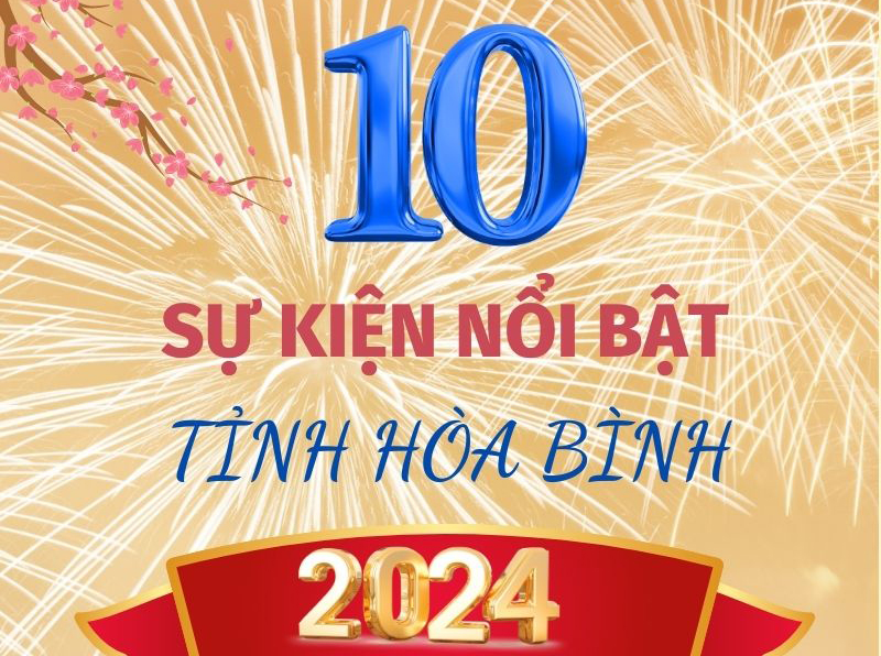 10 sự kiện nổi bật tỉnh Hòa Bình năm 2024