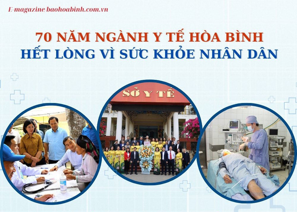 70 năm ngành Y tế Hòa Bình hết lòng vì sức khỏe nhân dân