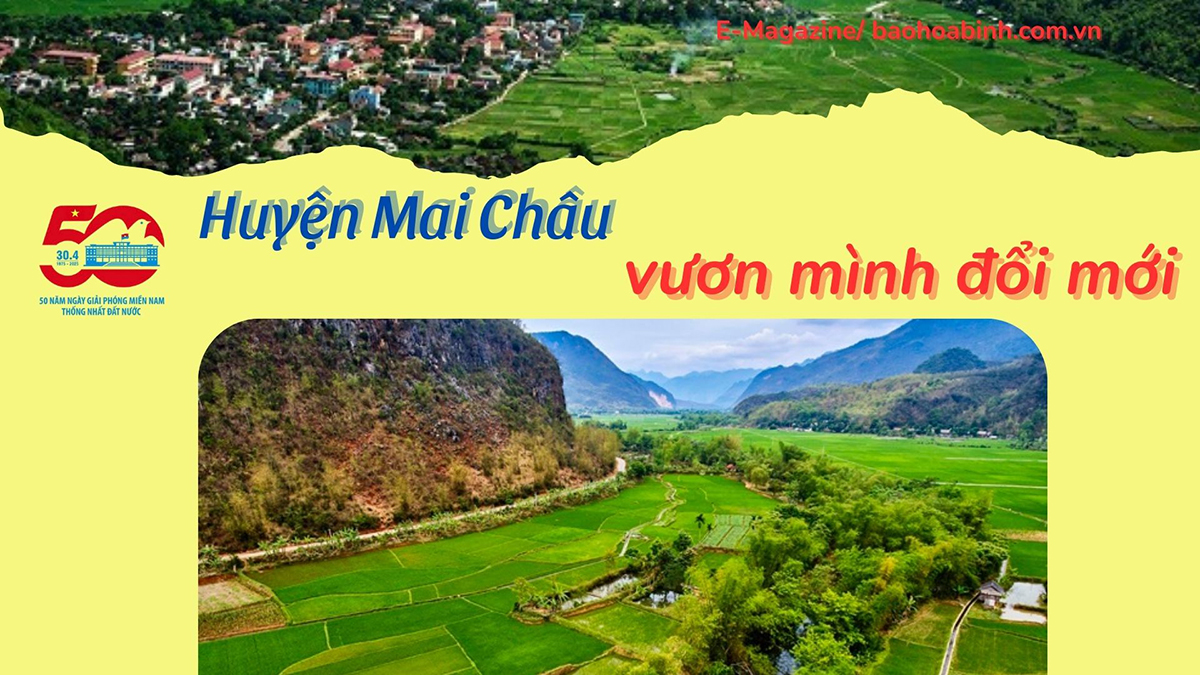 Huyện Mai Châu vươn mình đổi mới