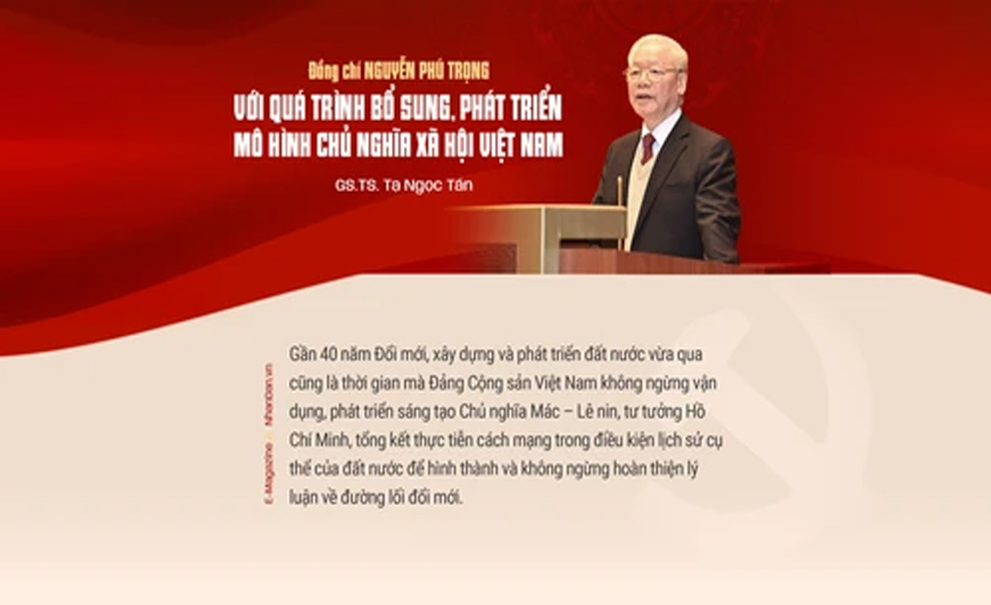 Đồng chí Nguyễn Phú Trọng với quá trình bổ sung, phát triển mô hình chủ nghĩa xã hội