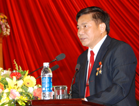 Đồng chí Hoàng Việt Cường,  Bí thư Tỉnh uỷ khoá XIV, Chủ tịch HĐND tỉnh