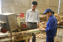 Công ty CP Sơn Thủy tại xã Dân Hòa giải quyết việc làm cho trên 100 lao động địa phương.