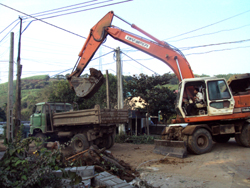 Công trình thi công đường liên xã thị trấn Cao Phong –Tây Phong(Cao Phong)