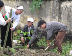 Hội viên CCB huyện Tân Lạc chung sức hành động bảo vệ môi trường