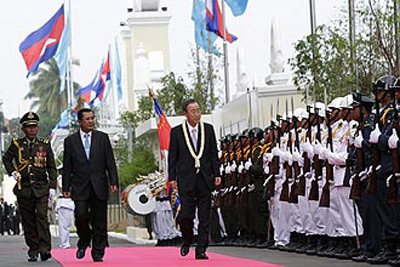 Tổng Thư ký LHQ Ban Ki-moon thăm Campuchia.