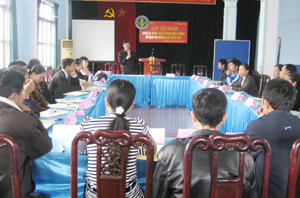Lớp tập huấn đợt này thu hút 23 học viên đến từ 3 huyện Kỳ Sơn, Lương Sơn và Tân Lạc.