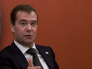 Tổng thống Dmitry Medvedev.