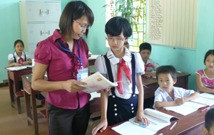 Trường tiểu học TT Mường Khến được đầu tư cơ sở vật chất tạo điều kiện để các em học sinh thi đua học tốt.