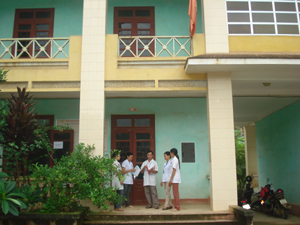 Trạm y tế xã Thanh Nông đã được đầu tư xây dựng khang trang đáp ứng nhiệm vụ chăm sóc sức khỏe nhân dân.