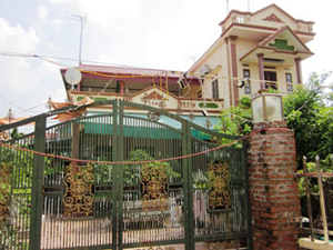 Nhà của Cúc ở xã Văn Nhân, Phú Xuyên, Hà Nội