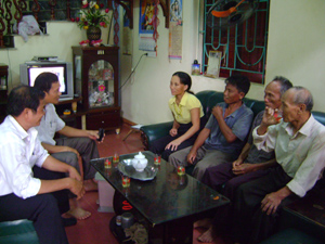 Gia đình anh Ngô Văn Trụ là một trong nhiều hộ giáo dân xóm Tân Thành luôn tích cực tham gia các hoạt động cộng đồng tại xã.