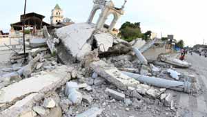 Trận động đất đã làm hư hại nghiêm trọng cơ sở hạ tầng ở Bohol, Philippines (Ảnh: AP)