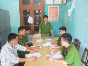 Đội CSĐT tội phạm về TTXH Công an huyện Lạc Sơn, lực lượng nòng cốt trong các đợt cao điểm tấn công trấn áp tội phạm đảm bảo TTATXH trên địa bàn.