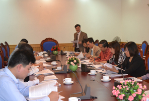 Lãnh đạo Cục Phòng, chống TNXH phát biểu tiếp thu các ý kiến đề xuất, kiến nghị của các thành viên BCĐ tỉnh.