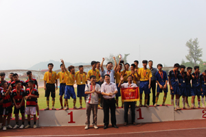 Trường THPT Ngô quyền giành cúp vô địch bóng đá nam THPT HKPĐ tỉnh lần thứ VII– năm 2014.
