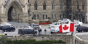 Quang cảnh phía trước tòa nhà Quốc hội Canada. (Ảnh: Reuters).