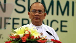 Tổng thống Myanmar U Thein Sein (ảnh: xinhua).