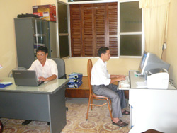 Các phòng ban chuyên môn của huyện Lạc Sơn ứng dụng CNTT vào công tác chuyên môn