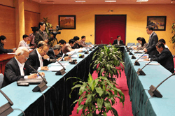 Các đoàn đại biểu QH Thái Nguyên, Thanh Hóa và Cần Thơ thảo luận ở tổ.