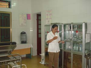 Trạm y tế xã Thu Phong được tổ chức chilfund tài trọ vào hoạt động năm 2010 đáp ứng yêu cầu chăm sóc sức khỏe cho nhân dân.