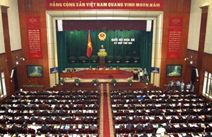 Quốc hội họp tại Hội trường
