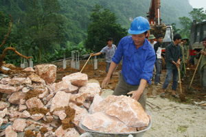 Xã Tú Sơn (Kim Bôi) triển khai xây dựng nhà cộng đồng từ nguồn vốn hỗ trợ từ KWF7.