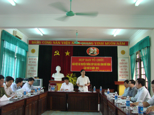Toàn cảnh Hội nghị triển khai kế hoạch tổ chức Giải việt dã truyền thống cúp Báo Hoà Bình năm 2013.

