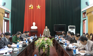 Đồng chí Nguyễn Văn Quang, Phó Bí thư TT Tỉnh ủy, Chủ tịch HĐND tỉnh phát biểu kết luận hội nghị.