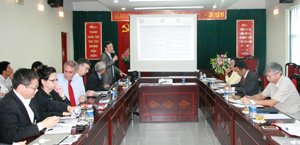 Các đại biểu tham dự hội nghị chuẩn bị cho nhiệm vụ “Quản lý khai thác tài nguyên khoáng sản tại tỉnh Hòa Bình – một đóng góp cho sự phát triển bền vững tại Việt Nam” - MAREX.