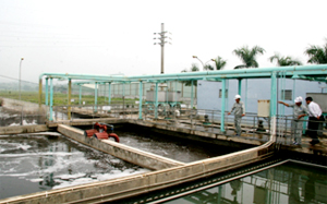 Khu xử lý KCN Lương Sơn đảm bảo xử lý 100% nước thải độc hại  của các doanh nghiệp trong KCN, đạt tiêu chuẩn quốc tế WHO.