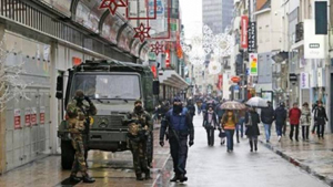 Cảnh sát và an ninh được tăng cường tại Thủ đô Brussels. (Nguồn: Franceinfo/Reuters)