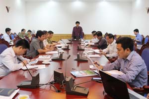 Đồng chí Nguyễn Văn Dũng, Phó Chủ tịch UBND tỉnh, Phó Trưởng BCĐ 800 tỉnh phát biểu kết luận hội nghị.