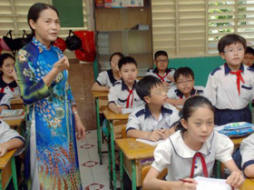 Một tiết học của Trường Tiểu học Nguyễn Bỉnh Khiêm - TPHCM (ảnh chỉ mang tính minh họa).