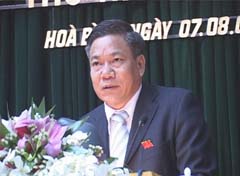 Đồng chí Hoàng Việt Cường, Bí thư Tỉnh uỷ, Chủ tịch HĐND tỉnh