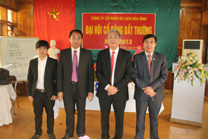 Ra mắt các thành viên HĐQT và Ban Kiểm soát mới của Công ty CP Du lịch Hòa Bình.

