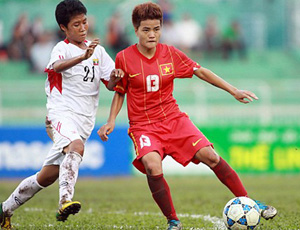 Đội tuyển nữ Việt Nam kiên cường đánh bại chủ nhà Myanmar
