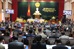 Toàn cảnh phiên khai mạc kỳ họp thứ 10, HĐND tỉnh khóa XV.

 

