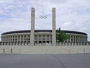 Sân vận động Olympiastadion, Berlin, nơi diễn ra trận chung kết Champions League mùa bóng 2014 -2015. 
