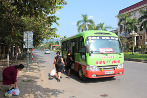 Tuyến xe buýt được mở phục vụ tốt nhu cầu đi lại của nhân dân  các huyện, thành phốtrong tỉnh. 

