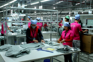 Công ty Esquel Việt Nam KCN Lương Sơn giải quyết việc làm cho trên 2800 lao động chủ yếu là người địa phương.

