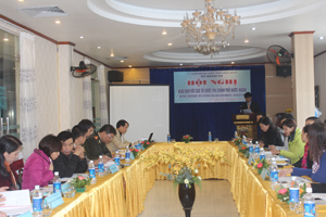 Quang cảnh hội nghị giao ban với các tổ chức phi chính phủ nước ngoài năm 2015. 

