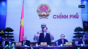 Thủ tướng Chính phủ Nguyễn Tấn Dũng phát biểu chỉ đạo hội nghị.