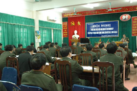 Các đại biểu thuộc lực lượng Kiểm lâm trong toàn ngành về tham dự tập huấn.