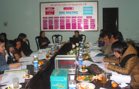 Các đơn vị thảo luận kế hoạch hành động năm 2010.