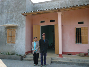 Hỗ trợ xây nhà ĐĐK cho người cao tuổi nghèo góp phần giúp họ ổn định cuộc sống.