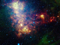 Ảnh 1: Thiên hà lùn Magellanic Cloud Nhỏ.