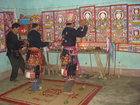 Tết Nhảy, nét văn hóa độc đáo của dân tộc Dao ở Hòa Bình.